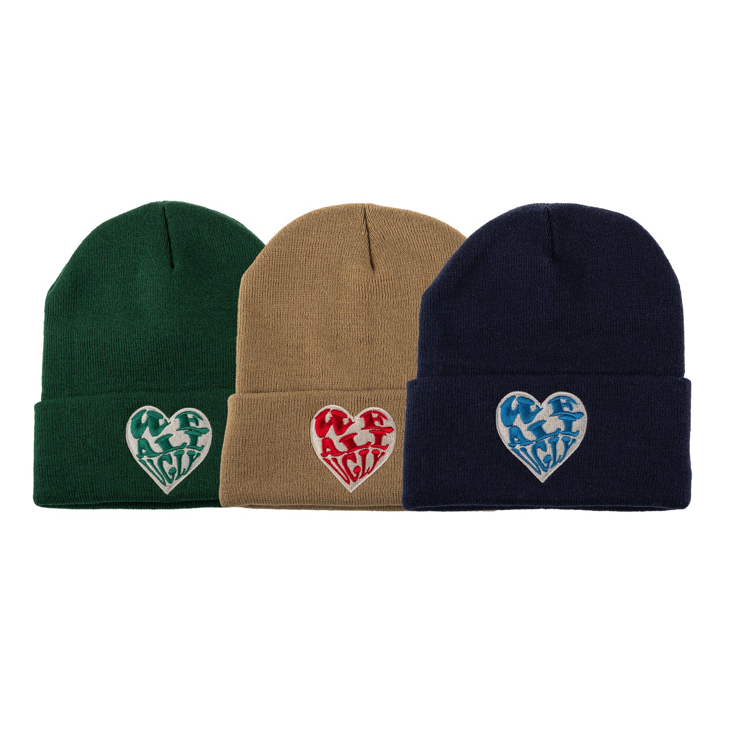 Heart Beanies