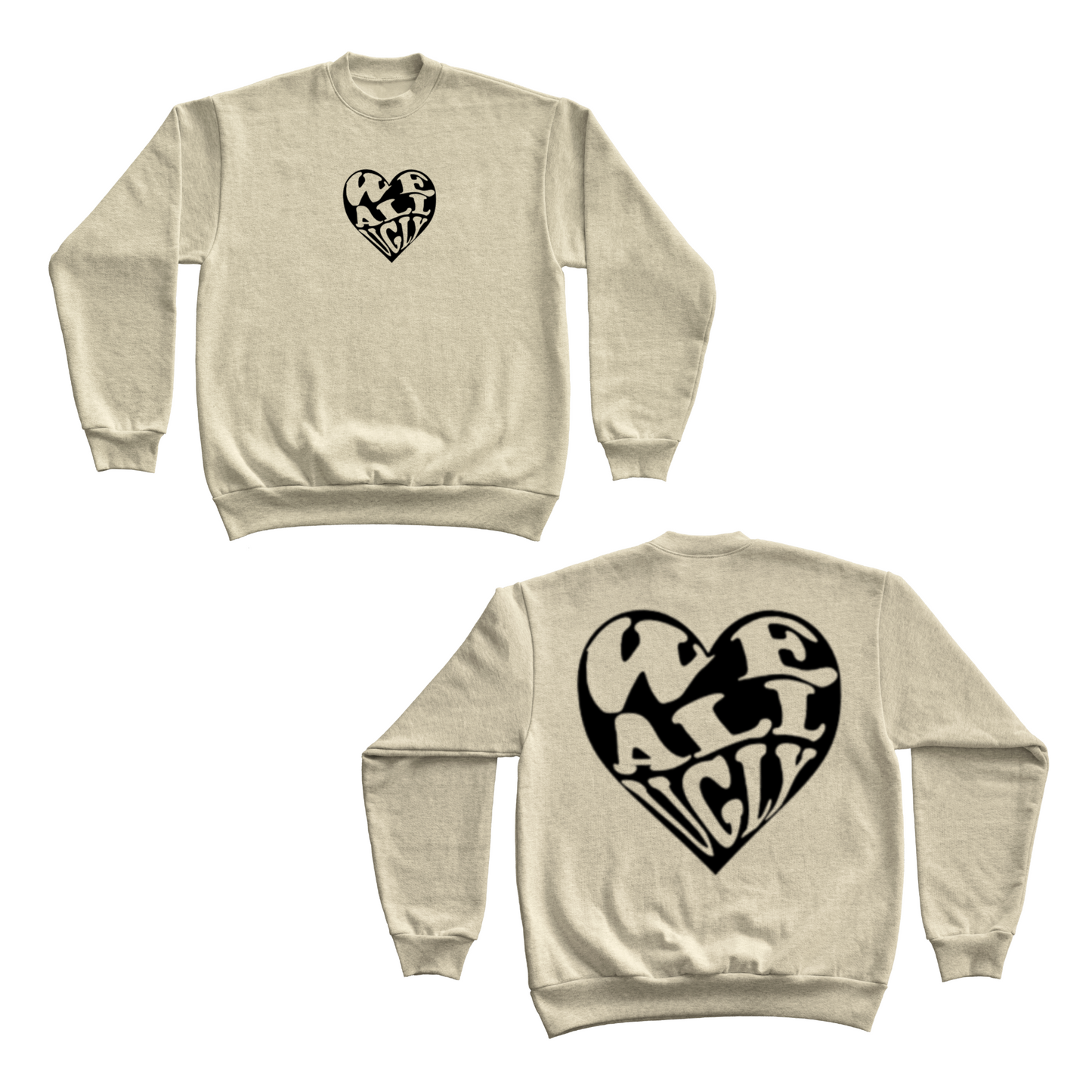 WAU Heart Crewneck