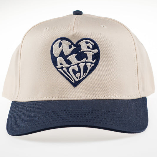 5 panel Heart Hat