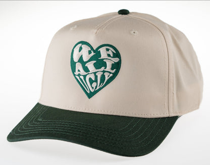 5 panel Heart Hat