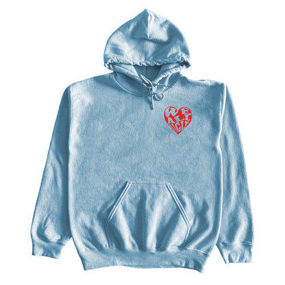 Baby Blue Heart Hoodie