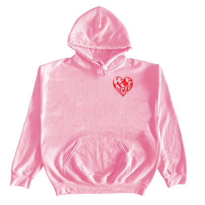 Pink Heart Hoodie