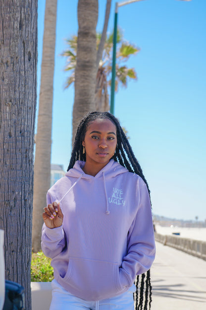 Lavender "We All Ugly" Hoodie