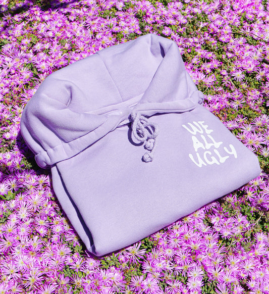 Lavender "We All Ugly" Hoodie